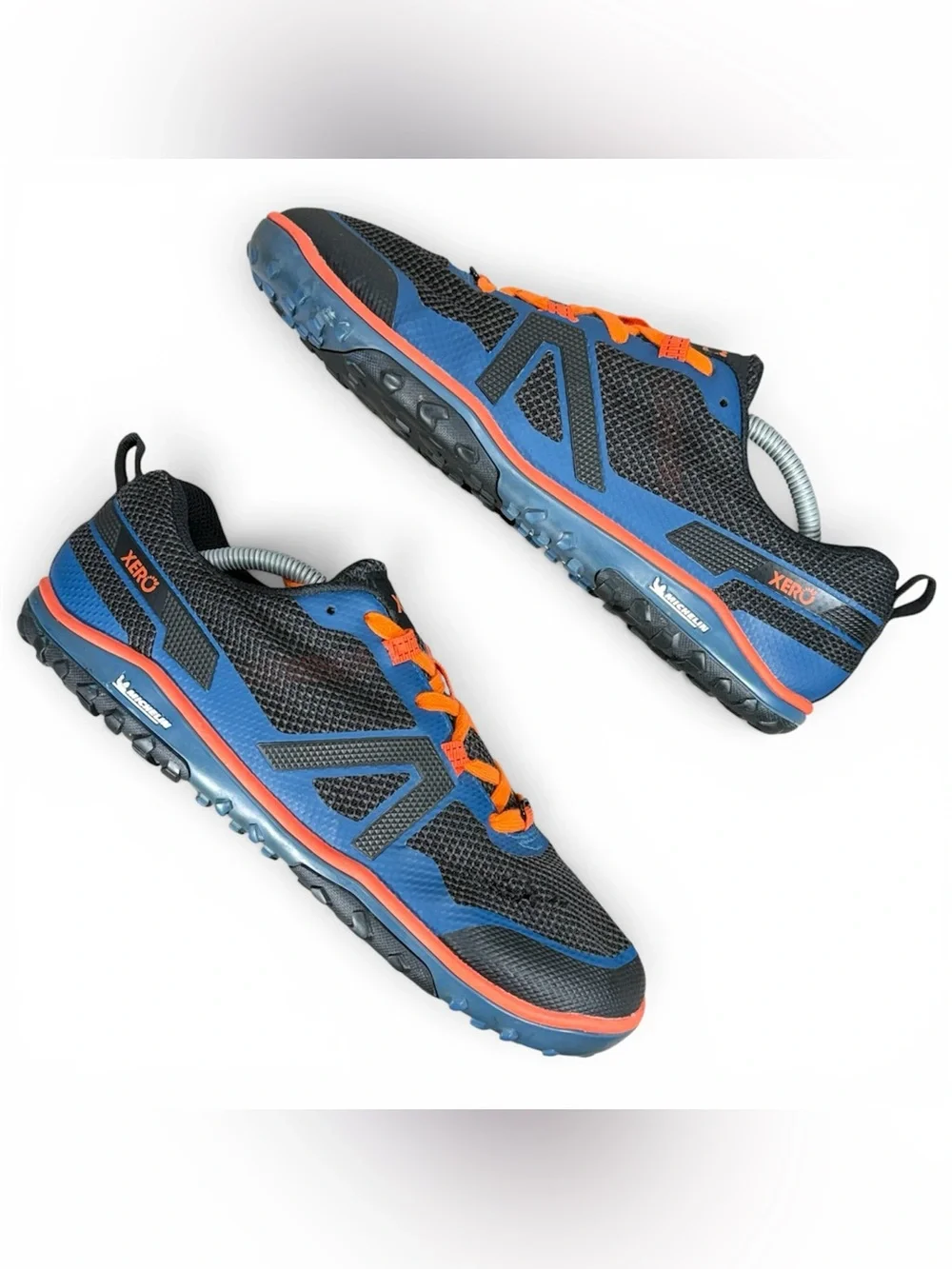 Xero Shoes Men's 10.5 Black Scrambler Low Michelin Barefoot Running Trail Hiking